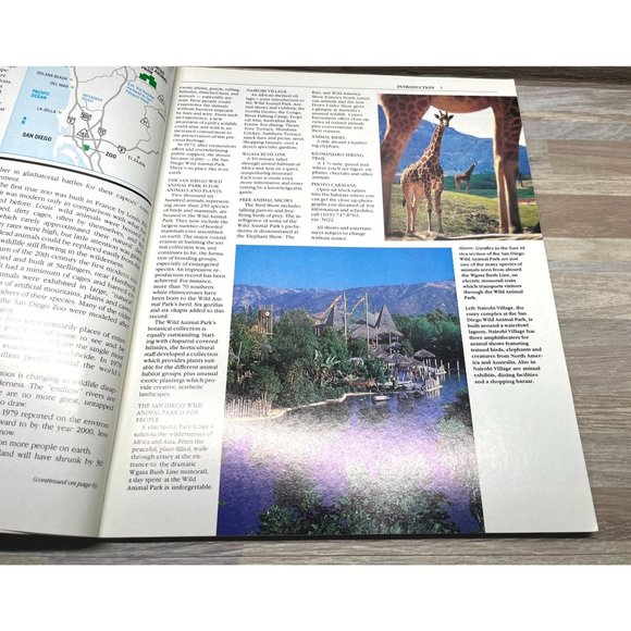 Vintage The San Diego Zoo Souvenir Book 1988 Animal Photographs - Picture 3 of 9